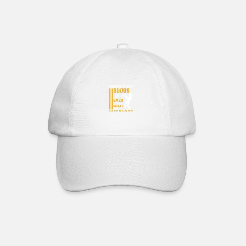 Drôle de dicton est comme les seins citation drôle - Casquette classique - blanc/blanc