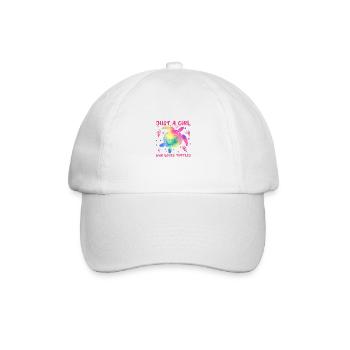 Fun the girl who loves turtles - Women - Baseball Cap - white/white - Front
