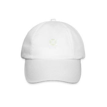 In a world where we can be anything, be - Baseball Cap - white/white - Front