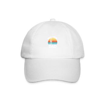 Funny quote Desperately Vintage Real Cool-Dad F - Baseball Cap - white/white - Front