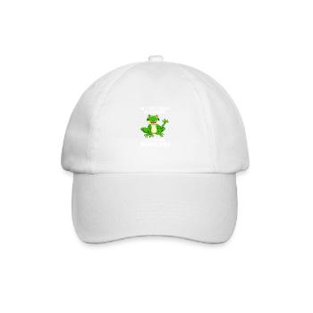 Frog catch 'toad hunting design for an ox fr - Baseball Cap - white/white - Front