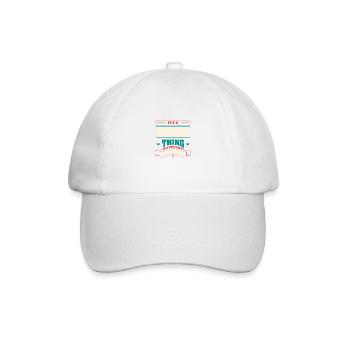 C’est une chose cruz, le nom de famille de la famille. - Casquette classique - blanc/blanc - Devant