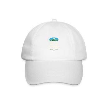 Ich du und die Natur im Freien Campingpaare Camper - Baseballkappe - Weiß/Weiß - Vorne