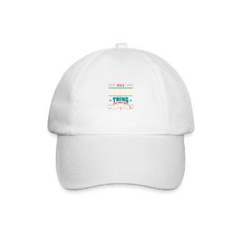C’est une chose verte, le nom de famille de la famille - Casquette classique - blanc/blanc - Devant