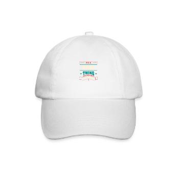 It is a fox thing surname for the family - Baseball Cap - white/white - Front