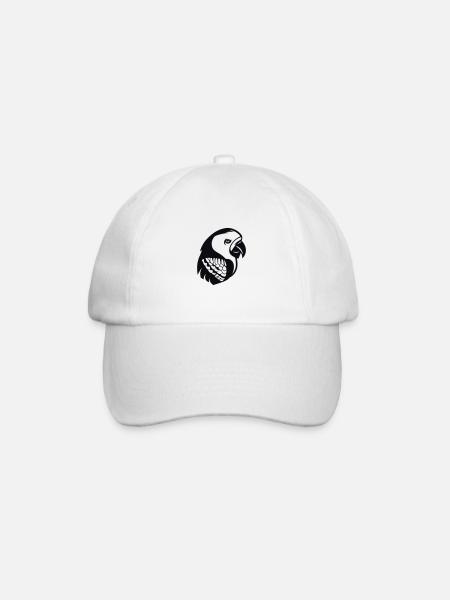 Perroquet - Casquette classique - blanc/blanc