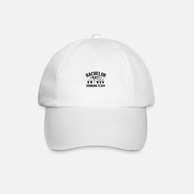Junggesellenabschied - Baseballkappe - Weiß/Weiß