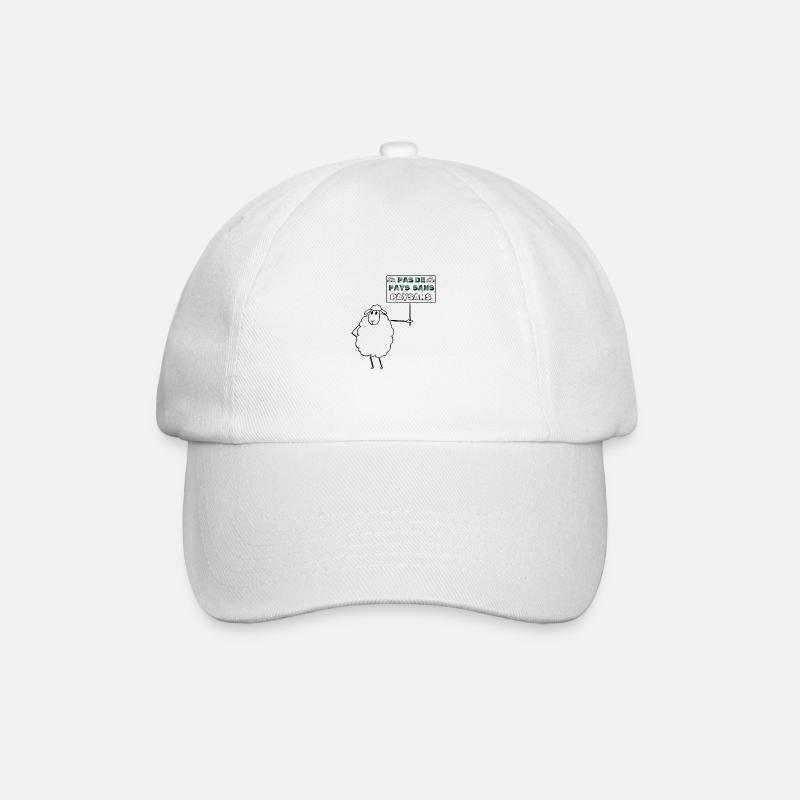 Pas de pays sans paysans - Casquette classique - blanc/blanc