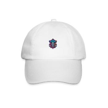 Crâne Squelette Chef - Casquette classique - blanc/blanc - Devant