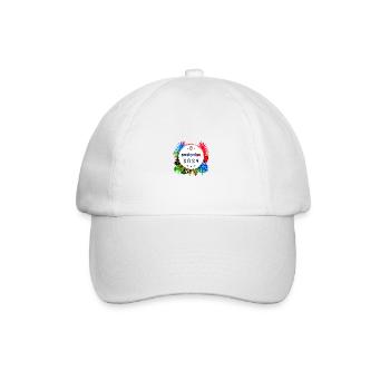 Amsterdam 2024 Bunt - Baseballkappe - Weiß/Weiß - Vorne