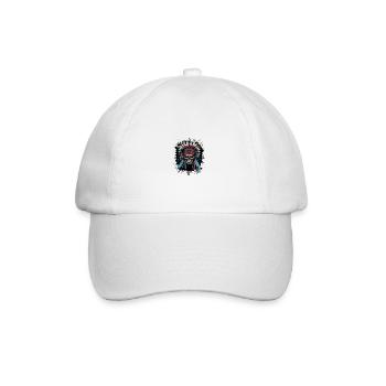 Apache Indian Chief Dead Portrait - Baseball Cap - white/white - Front