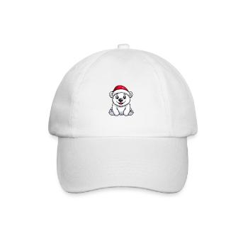 Ours polaire Noël mignon - Casquette classique - blanc/blanc - Devant