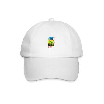 Ibiza 2025 Colorful Palm Trees - Baseball Cap - white/white - Front