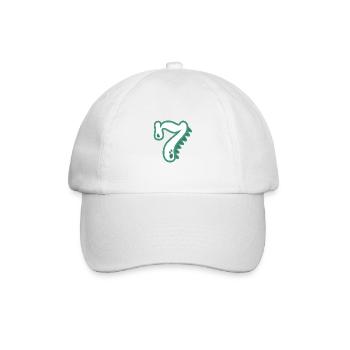 Numéro 7 - Casquette classique - blanc/blanc - Devant