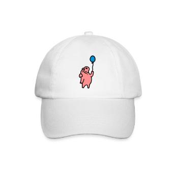 Pig + ballon à air 3 - Casquette classique - blanc/blanc - Devant