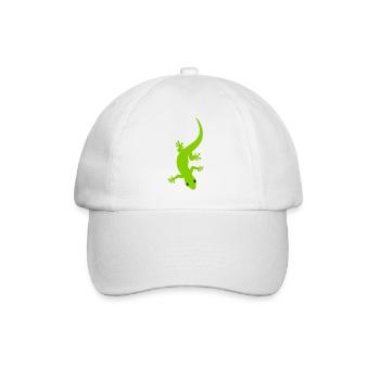 Gecko - Baseballkappe - Weiß/Weiß - Vorne