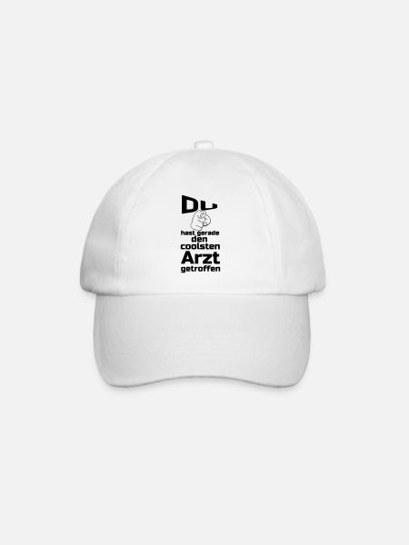Coolster Arzt Geschenk - Baseballkappe - Weiß/Weiß