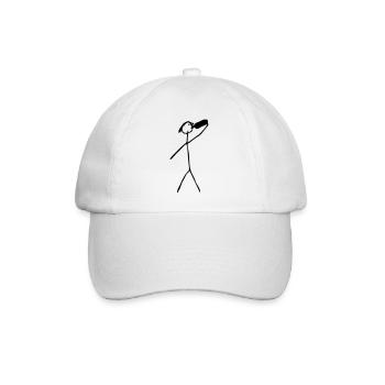 saufen - Baseballkappe - Weiß/Weiß - Vorne
