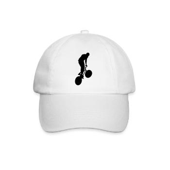 BMX Bike - Baseball Cap - white/white - Front