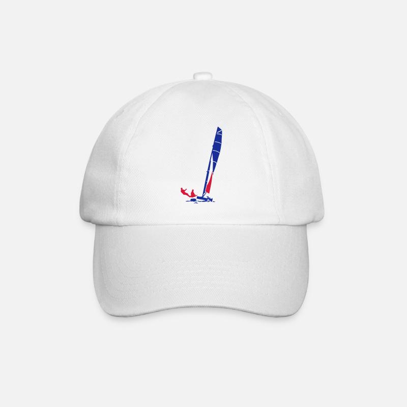 katamaran_1 - Casquette classique - blanc/blanc