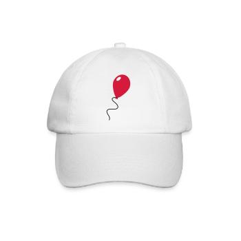 Ballon / Balloon - Baseballkappe - Weiß/Weiß - Vorne