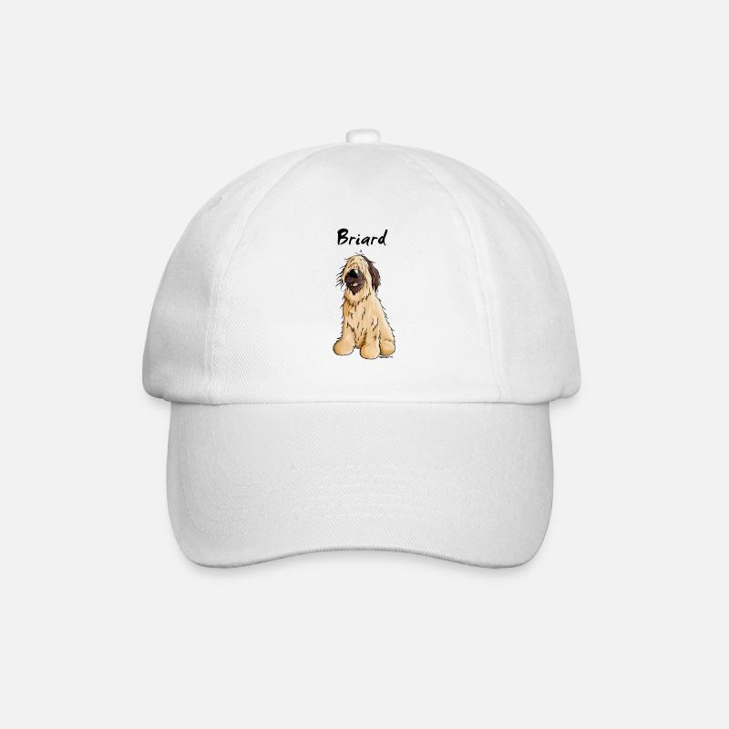 Berger De Bri - Chien De Berger - Briard - Casquette classique - blanc/blanc