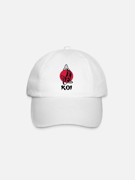 Koi - Baseballkappe - Weiß/Weiß