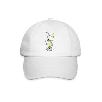 Limetten Limonade Sommer Limo - Baseball Cap - white/white - Front