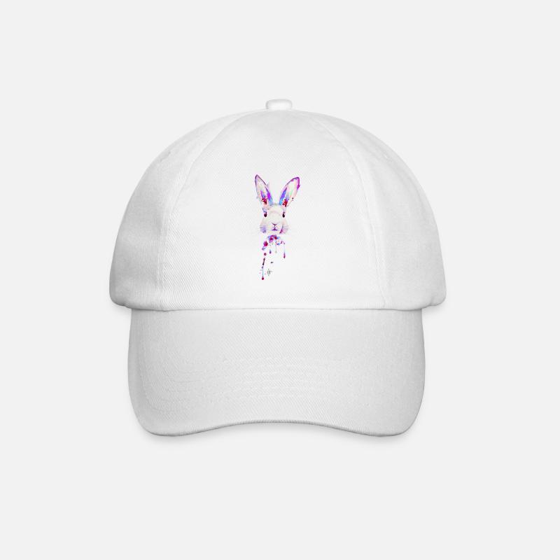Lapin Néon Violet - Casquette classique - blanc/blanc