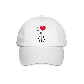 Sis Sister Soeur Schwester Sœur Friend Family - Baseball Cap - white/white - Front
