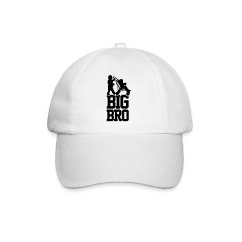 Big Bro - Baseballkappe - Weiß/Weiß - Vorne