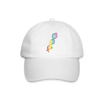LGBT Rainbow DNA, gay pride - Casquette classique - blanc/blanc - Devant