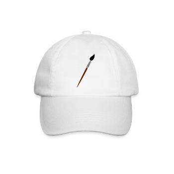 pinceau - Casquette classique - blanc/blanc - Devant