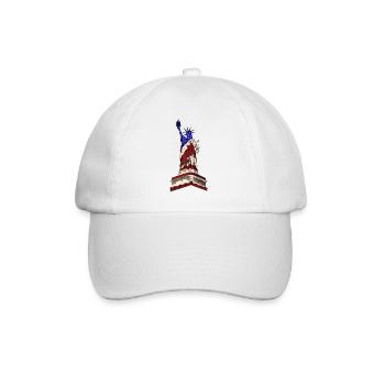 Statue Of Liberty - Baseball Cap - white/white - Front