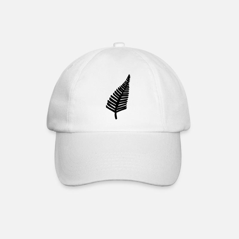Fern - Baseball Cap - white/white