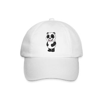 Panda Ours Mignon - Casquette classique - blanc/blanc - Devant