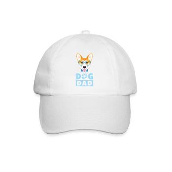 Walisischer Corgi Hund Vater - Baseballkappe - Weiß/Weiß - Vorne