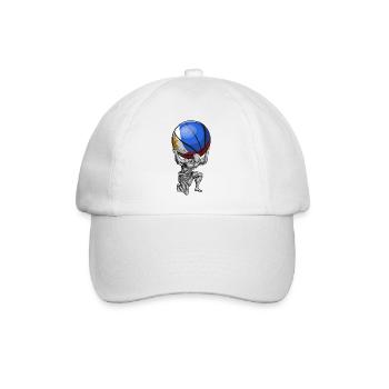 Philippines Filipino Flag Basketball I Gift - Baseball Cap - white/white - Front