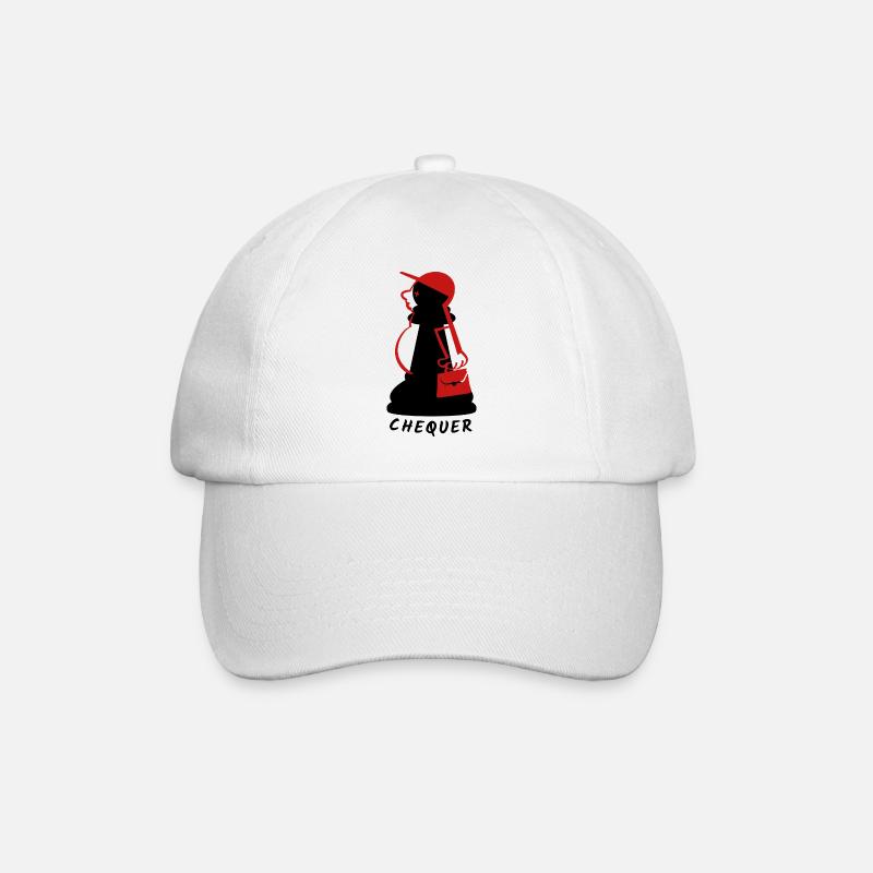 Damier - Casquette classique - blanc/blanc