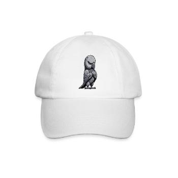 African grey parrot parrot owner parrot keeper - Baseball Cap - white/white - Front