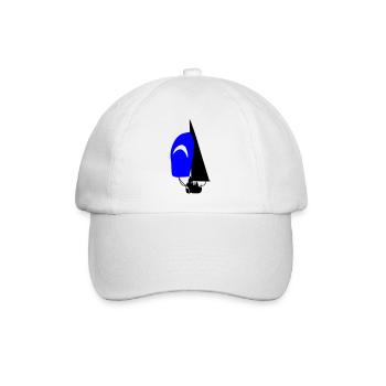 Sailboat - Baseball Cap - white/white - Front