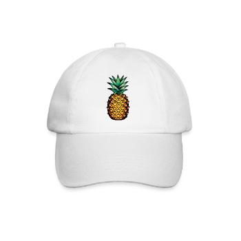 Tatouage classique : ananas - Casquette classique - blanc/blanc - Devant
