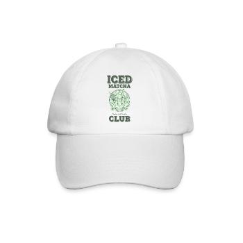 Iced Matcha Club Crafted With Tradition Matcha - Baseball Cap - white/white - Front