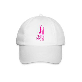 Artistic cycling, artistic cycling, indoor cycling - Baseball Cap - white/white - Front