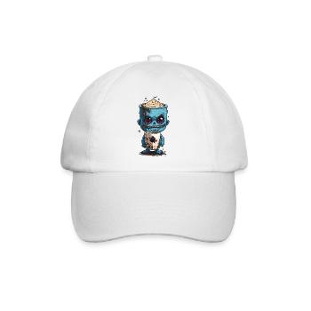 Coffee Monster - Caffeine Zombie - Morning Grouch - Baseball Cap - white/white - Front