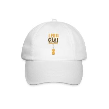 Serveur Barman Barchef - Casquette classique - blanc/blanc - Devant