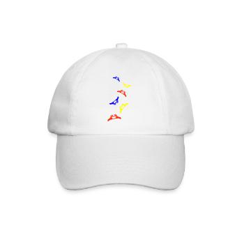 Hands Heart Colorful - Baseball Cap - white/white - Front