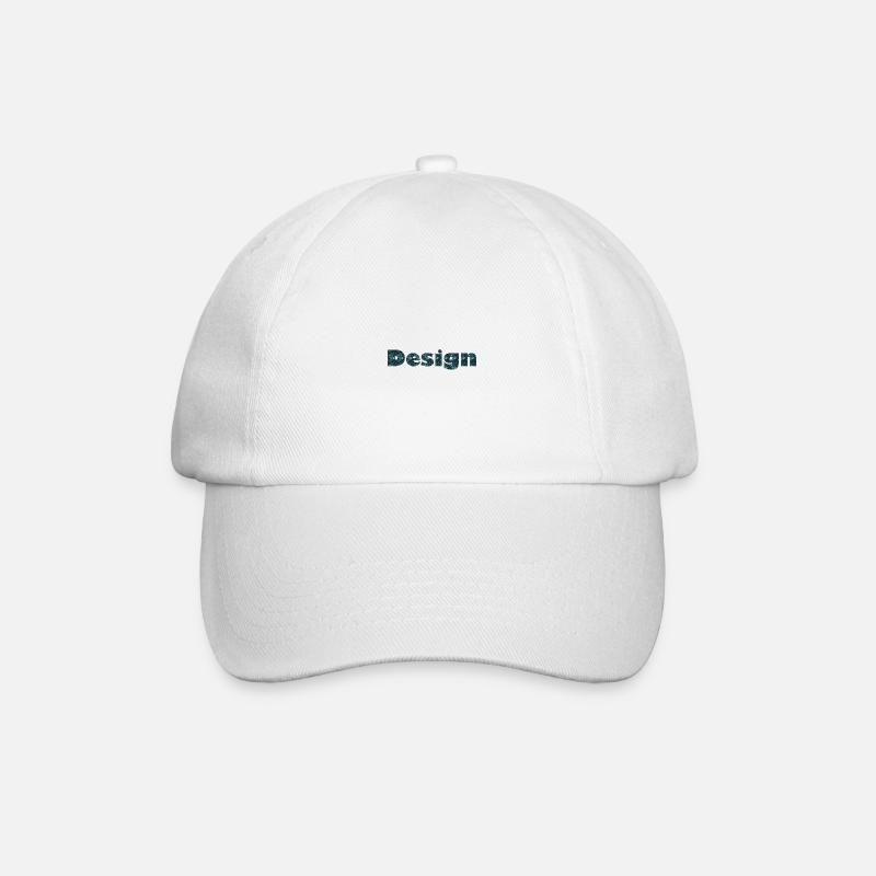 Design - Baseballkappe - Weiß/Weiß