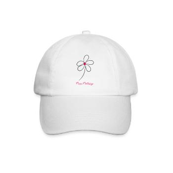 MAÎTRESSE. MERCI. MERCI MAÎTRESSE - Casquette classique - blanc/blanc - Devant