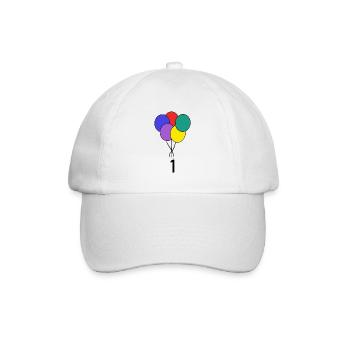 ANNIVERSARY. HAPPY BIRTHDAY. HAPPY BIRTHDAY. - Baseball Cap - white/white - Front